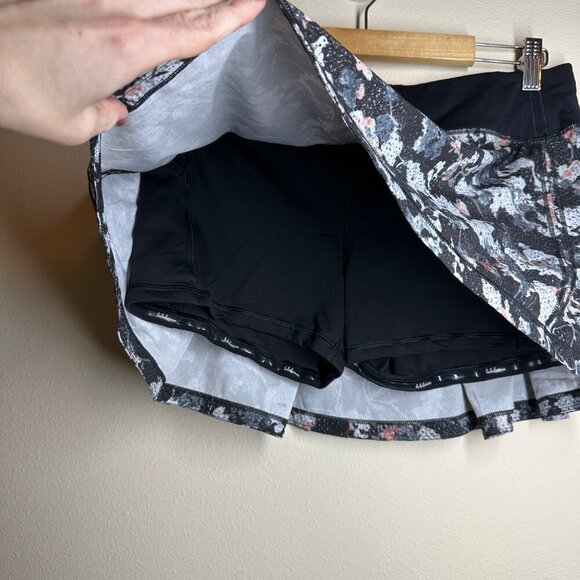 Lululemon Pace Rival Skirt Spring Bloom Multi Womens Size 8 Tennis Pickleball - Picture 7 of 12